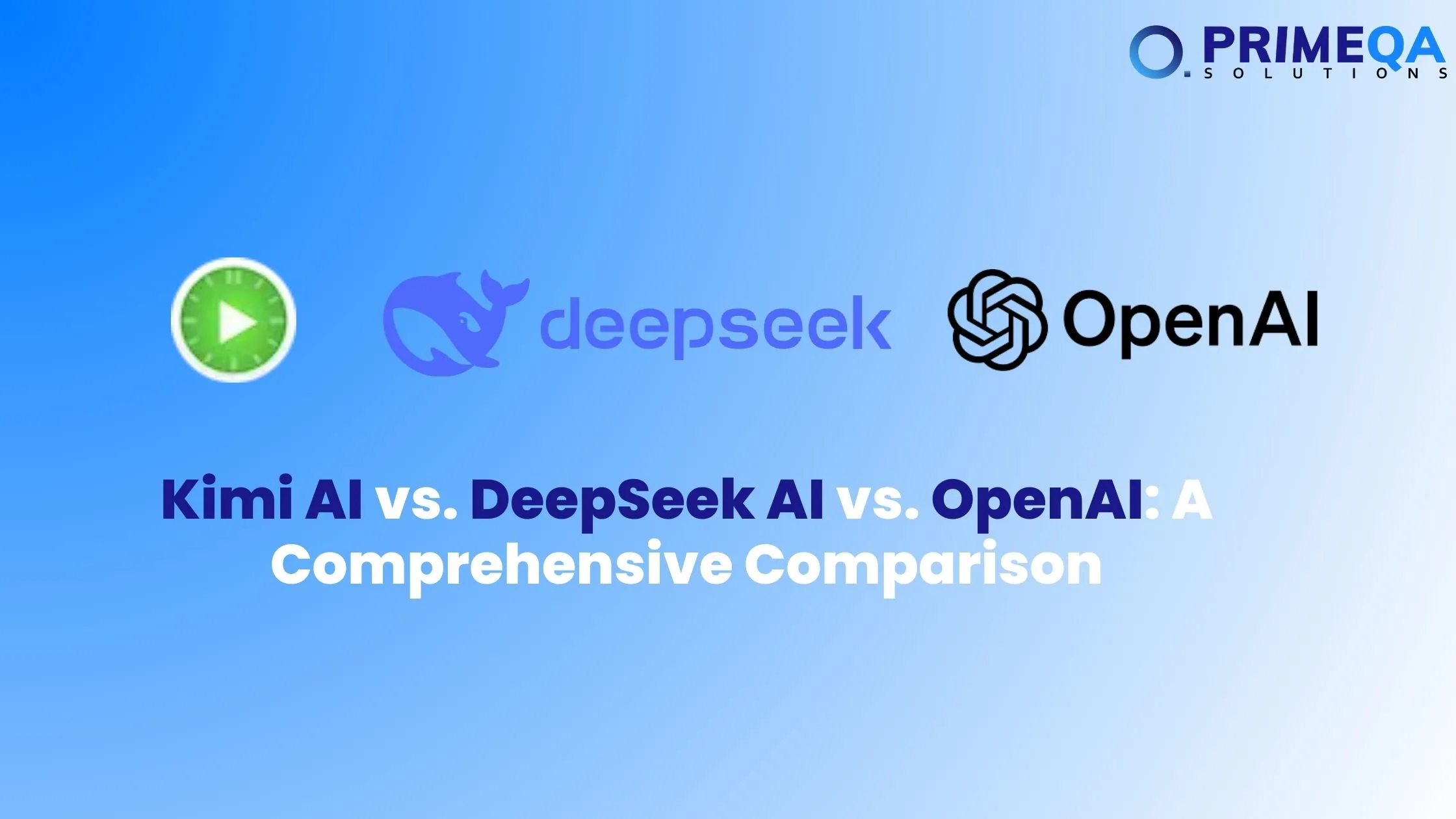 Kimi AI vs. DeepSeek AI vs. OpenAI - Best Software testing ...